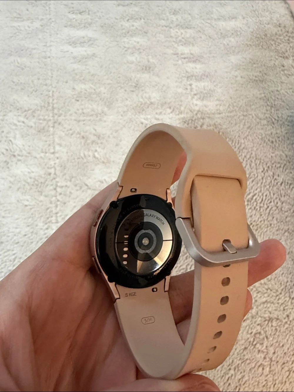 Smartwatch with Beige Band - Samsung